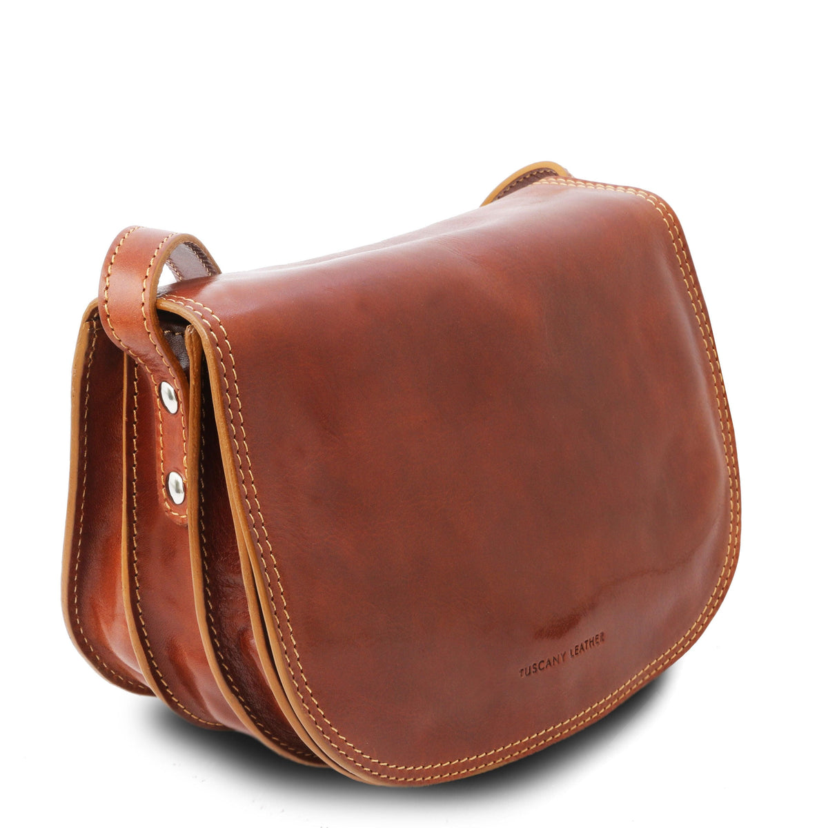 Leather shoulder bags Isabella - Lady leather saddle bag | TL9031 San Rocco Italia