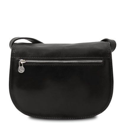 Leather shoulder bags Isabella - Lady leather saddle bag | TL9031 San Rocco Italia
