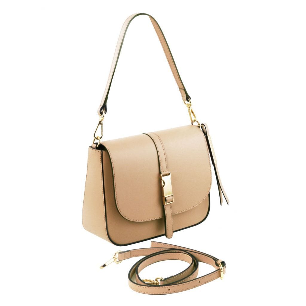 Leather shoulder bags Nausica - Italian leather shoulder bag | TL141598 San Rocco Italia