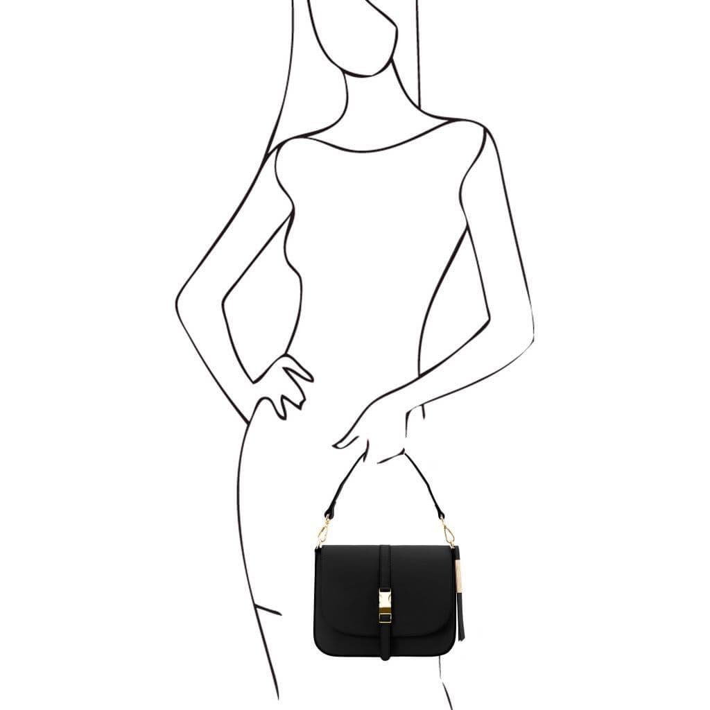 Leather shoulder bags Nausica - Italian leather shoulder bag | TL141598 San Rocco Italia