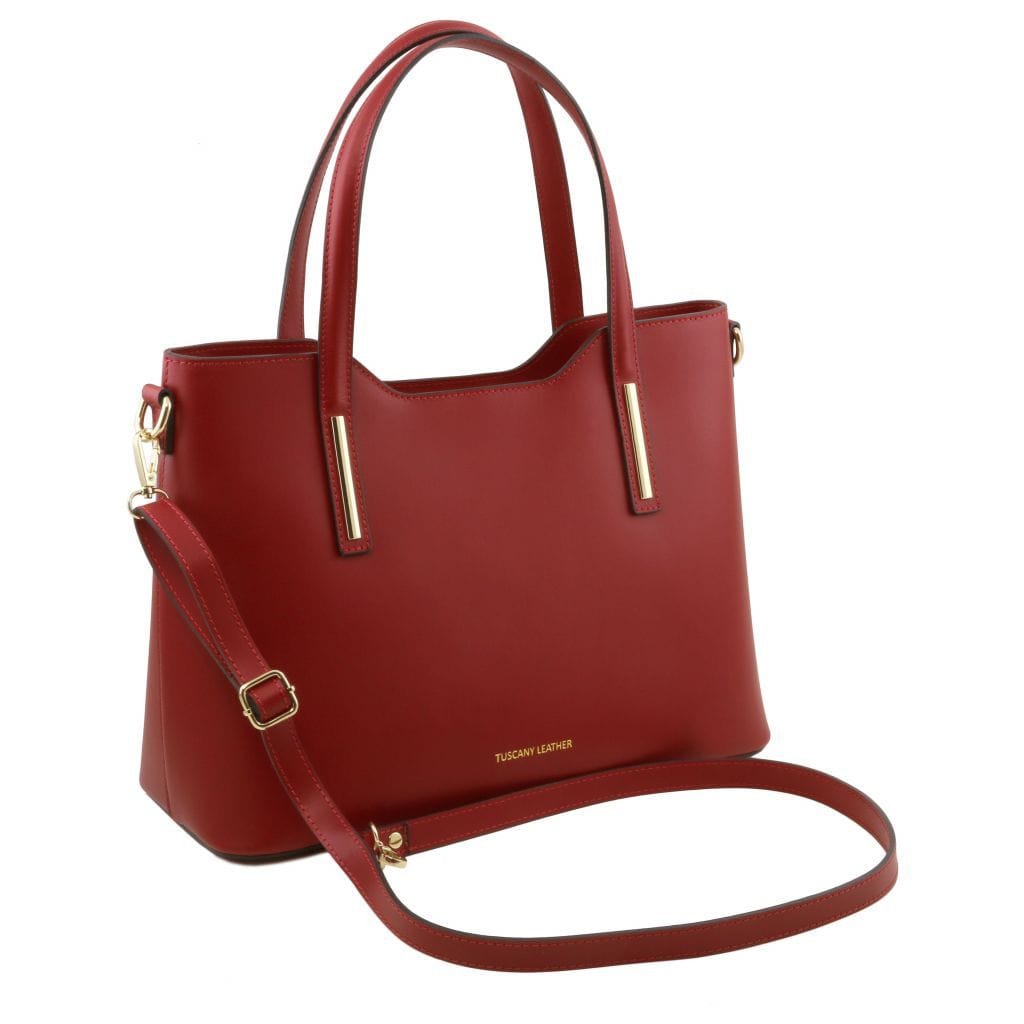 Borse a spalla in pelle Olimpia - Borsa tote italiana in pelle | TL141412 San Rocco Italia
