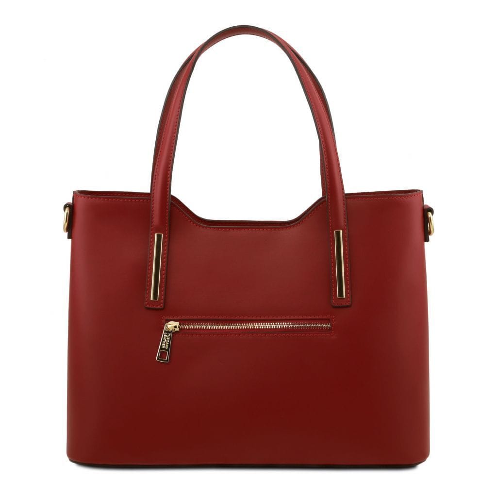 Borse a spalla in pelle Olimpia - Borsa tote italiana in pelle | TL141412 San Rocco Italia