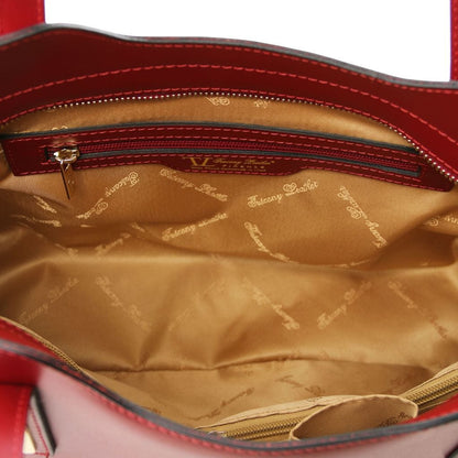 Borse a spalla in pelle Olimpia - Borsa tote italiana in pelle | TL141412 San Rocco Italia