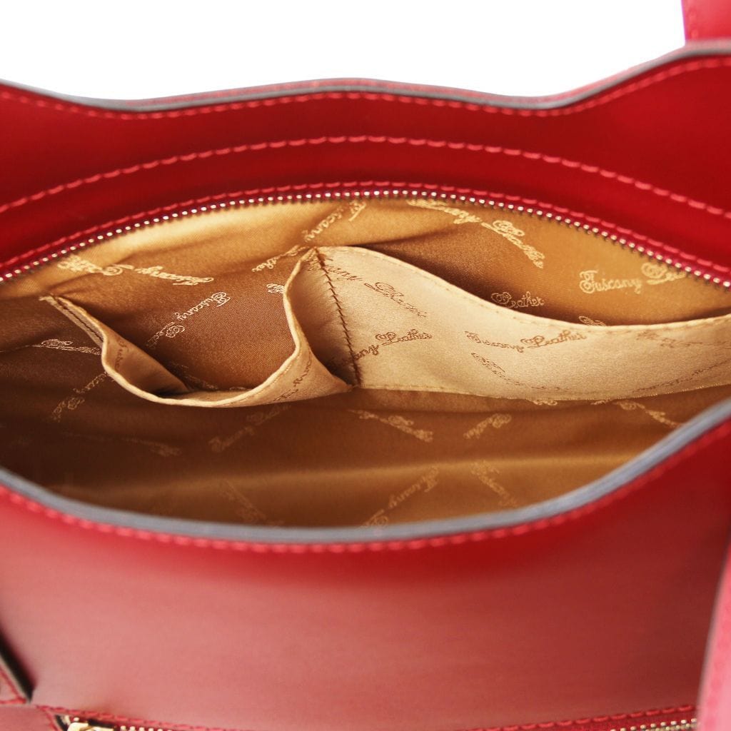 Borse a spalla in pelle Olimpia - Borsa tote italiana in pelle | TL141412 San Rocco Italia