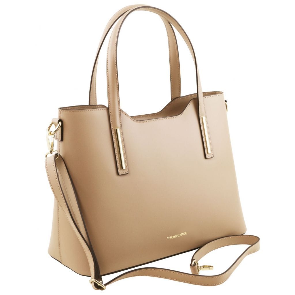 Borse a spalla in pelle Olimpia - Borsa tote italiana in pelle | TL141412 San Rocco Italia