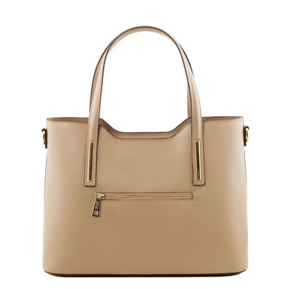 Borse a spalla in pelle Olimpia - Borsa tote italiana in pelle | TL141412 San Rocco Italia