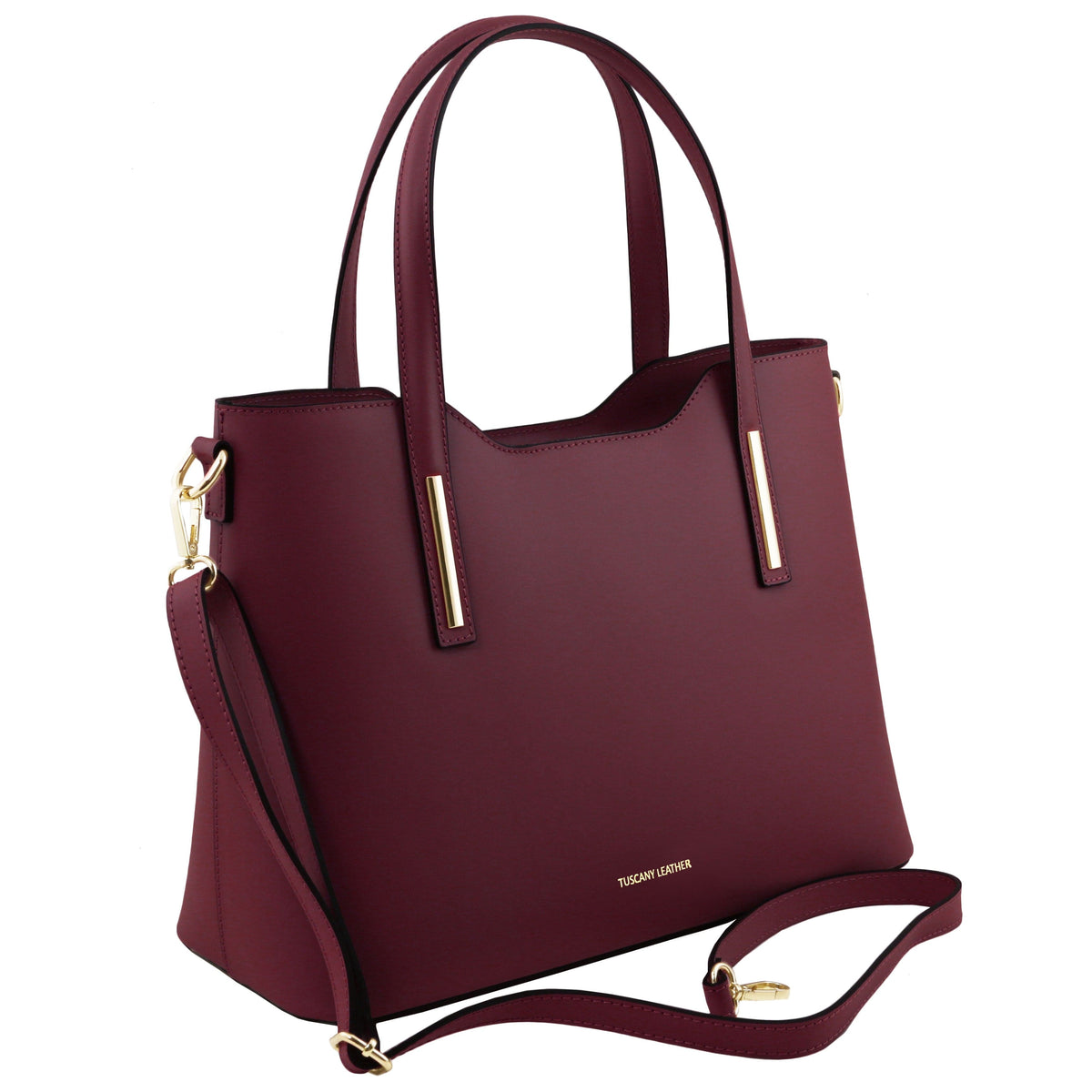 Borse a spalla in pelle Olimpia - Borsa tote italiana in pelle | TL141412 San Rocco Italia