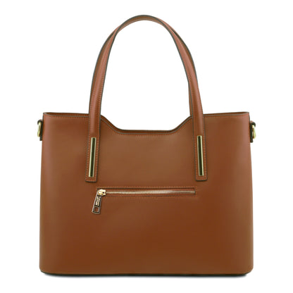 Borse a spalla in pelle Olimpia - Borsa tote italiana in pelle | TL141412 San Rocco Italia