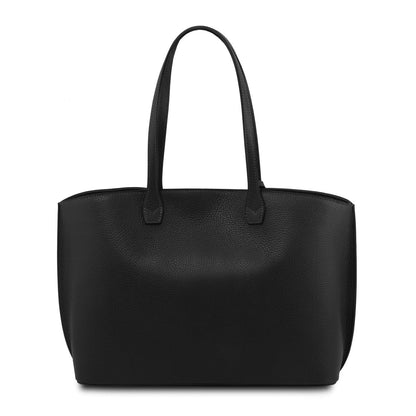 Leather shoulder bags TL Bag - Leather shopping bag | TL141828 San Rocco Italia