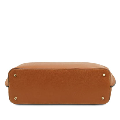 Leather shoulder bags TL Bag - Leather shopping bag | TL141828 San Rocco Italia
