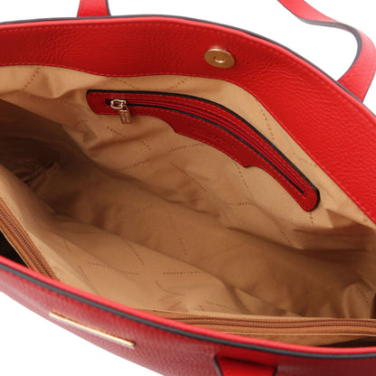 Leather shoulder bags TL Bag - Leather shopping bag | TL141828 San Rocco Italia