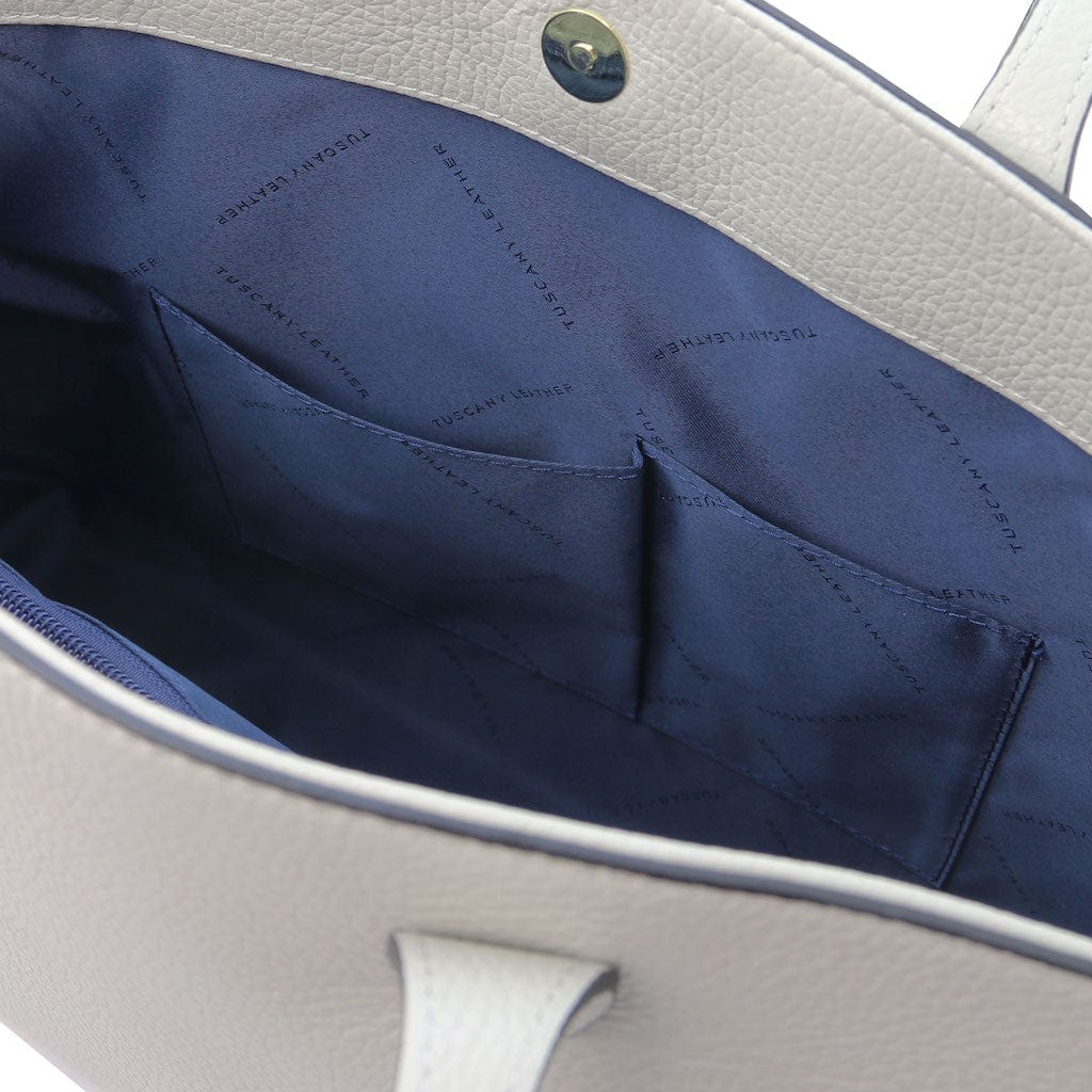 Leather shoulder bags TL Bag - Leather shopping bag | TL141828 San Rocco Italia