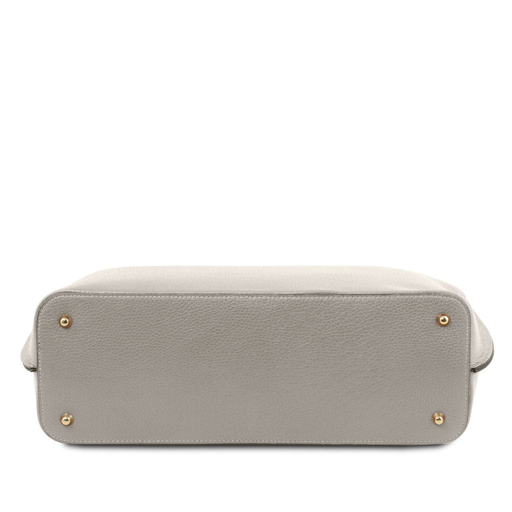 Leather shoulder bags TL Bag - Leather shopping bag | TL141828 San Rocco Italia