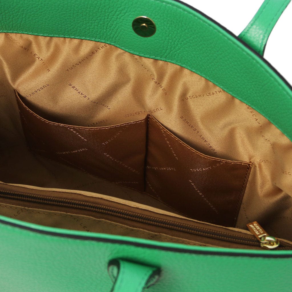 TL Bag - Leather shopping bag | TL141828 - Premium Leather shoulder bags - Shop now at San Rocco Italia