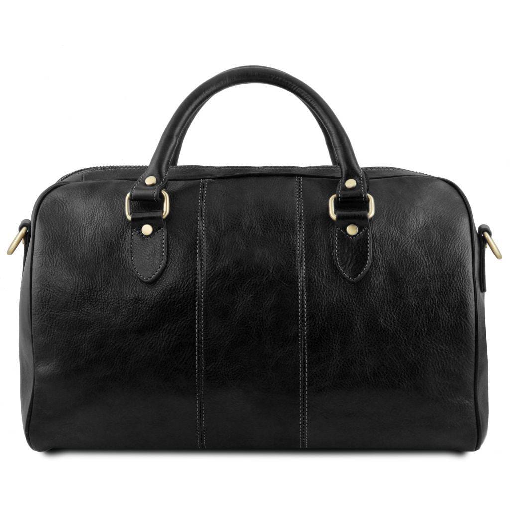 Leather Travel bags Lisbona - Travel leather duffel bag - Small size | TL141658 San Rocco Italia