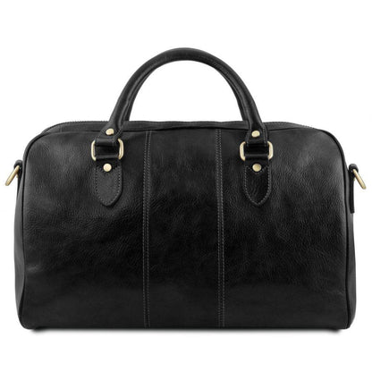 Leather Travel bags Lisbona - Travel leather duffel bag - Small size | TL141658 San Rocco Italia