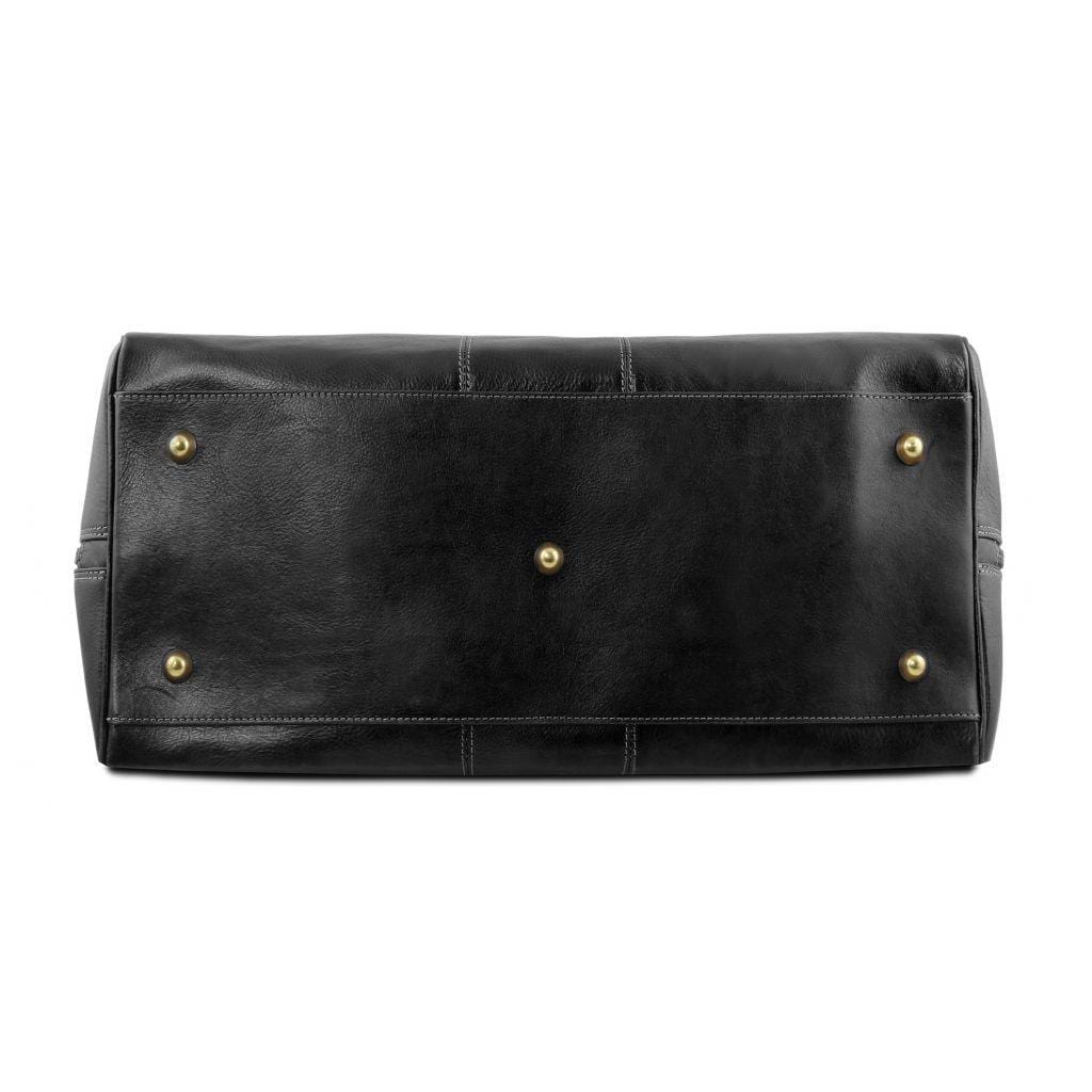 Leather Travel bags Lisbona - Travel leather duffel bag - Small size | TL141658 San Rocco Italia