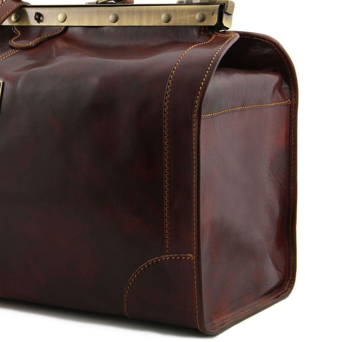 Borse da viaggio in pelle Madrid - Borsa Gladstone in pelle - Misura grande | TL1022 San Rocco Italia