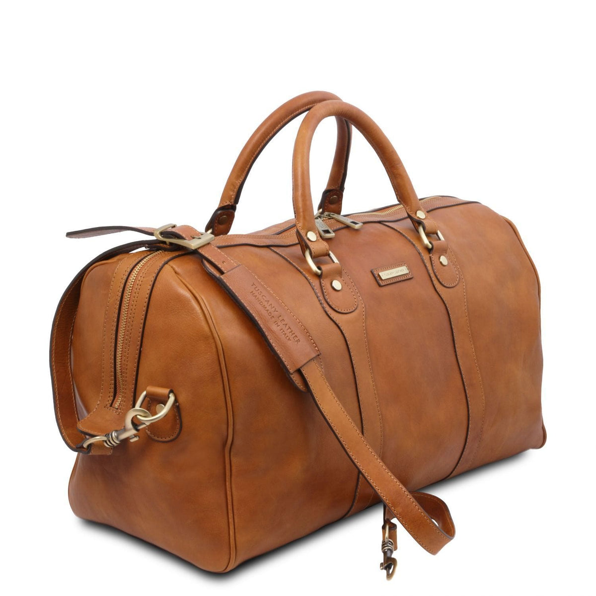Leather Travel bags Oslo - Travel leather duffel bag - Weekender bag | TL141913 San Rocco Italia