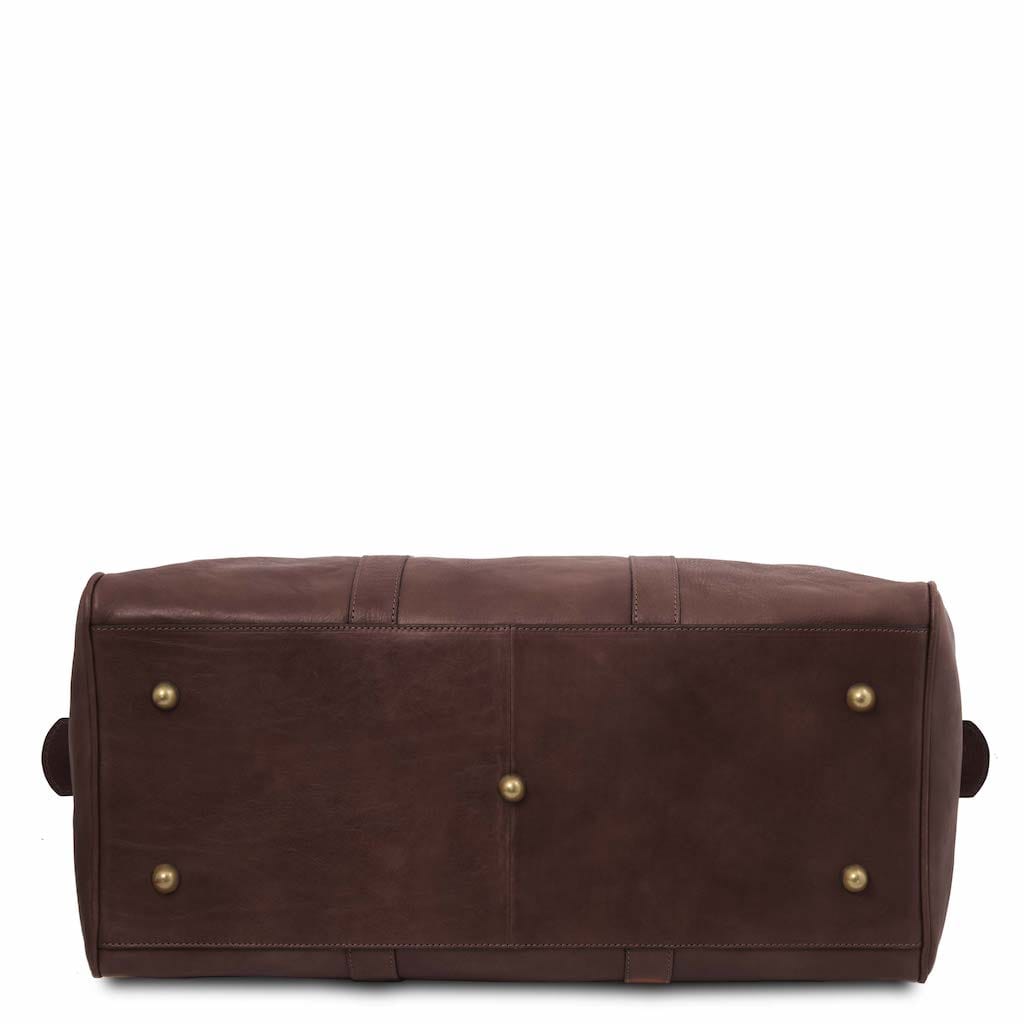 Leather Travel bags Oslo - Travel leather duffel bag - Weekender bag | TL141913 San Rocco Italia
