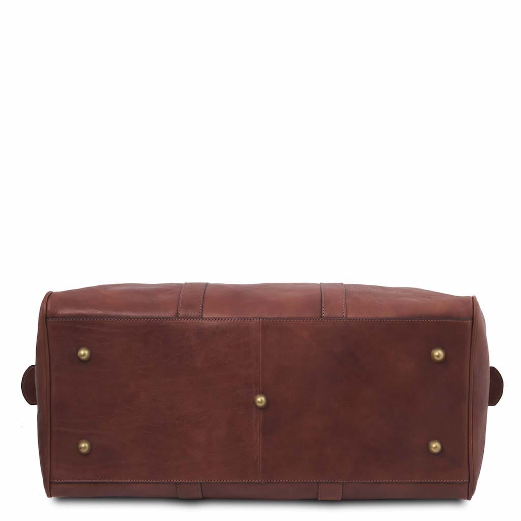 Leather Travel bags Oslo - Travel leather duffel bag - Weekender bag | TL141913 San Rocco Italia