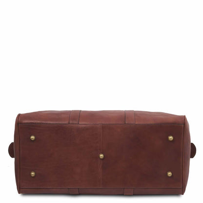 Leather Travel bags Oslo - Travel leather duffel bag - Weekender bag | TL141913 San Rocco Italia