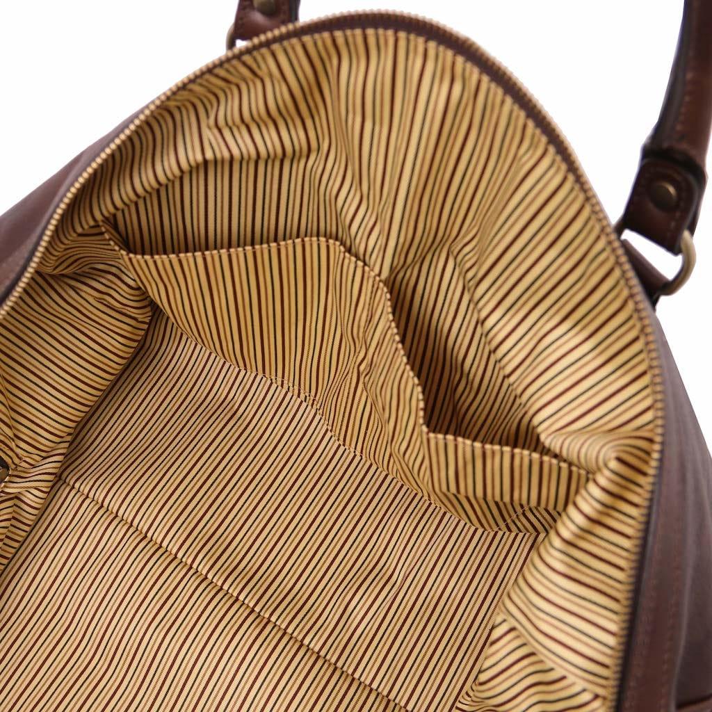 Leather Travel bags Oslo - Travel leather duffel bag - Weekender bag | TL141913 San Rocco Italia