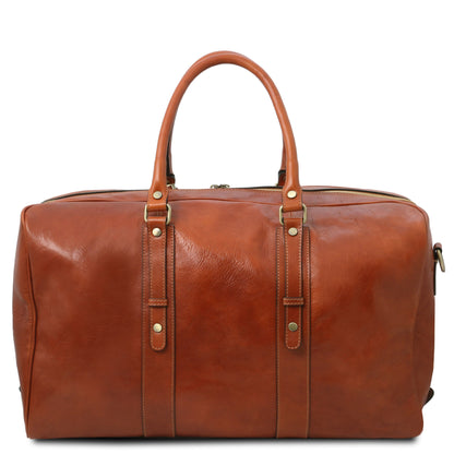 Borse da viaggio in pelle TL Voyager - Borsa da viaggio in pelle con tasca frontale | TL142140 San Rocco Italia