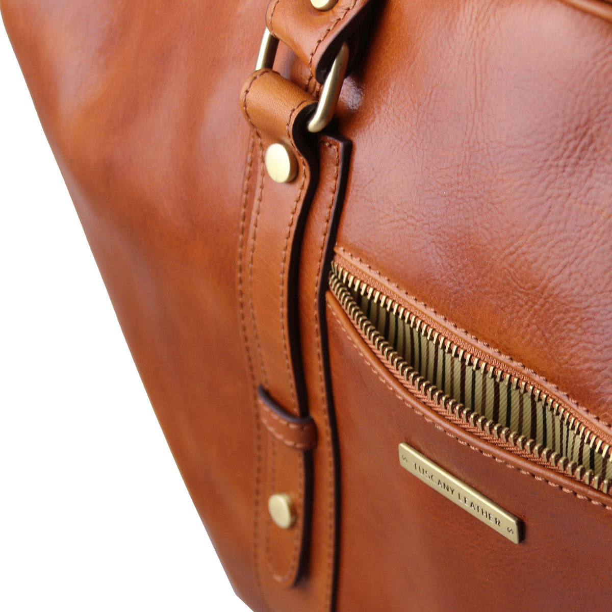 Borse da viaggio in pelle TL Voyager - Borsa da viaggio in pelle con tasca frontale | TL142140 San Rocco Italia