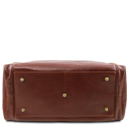 Borse da viaggio in pelle TL Voyager - Borsa da viaggio in pelle con tasche laterali | TL142141 San Rocco Italia