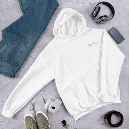 Camicie e top Bianco / S Felpa unisex San Rocco Italia con logo ricamato San Rocco Italia