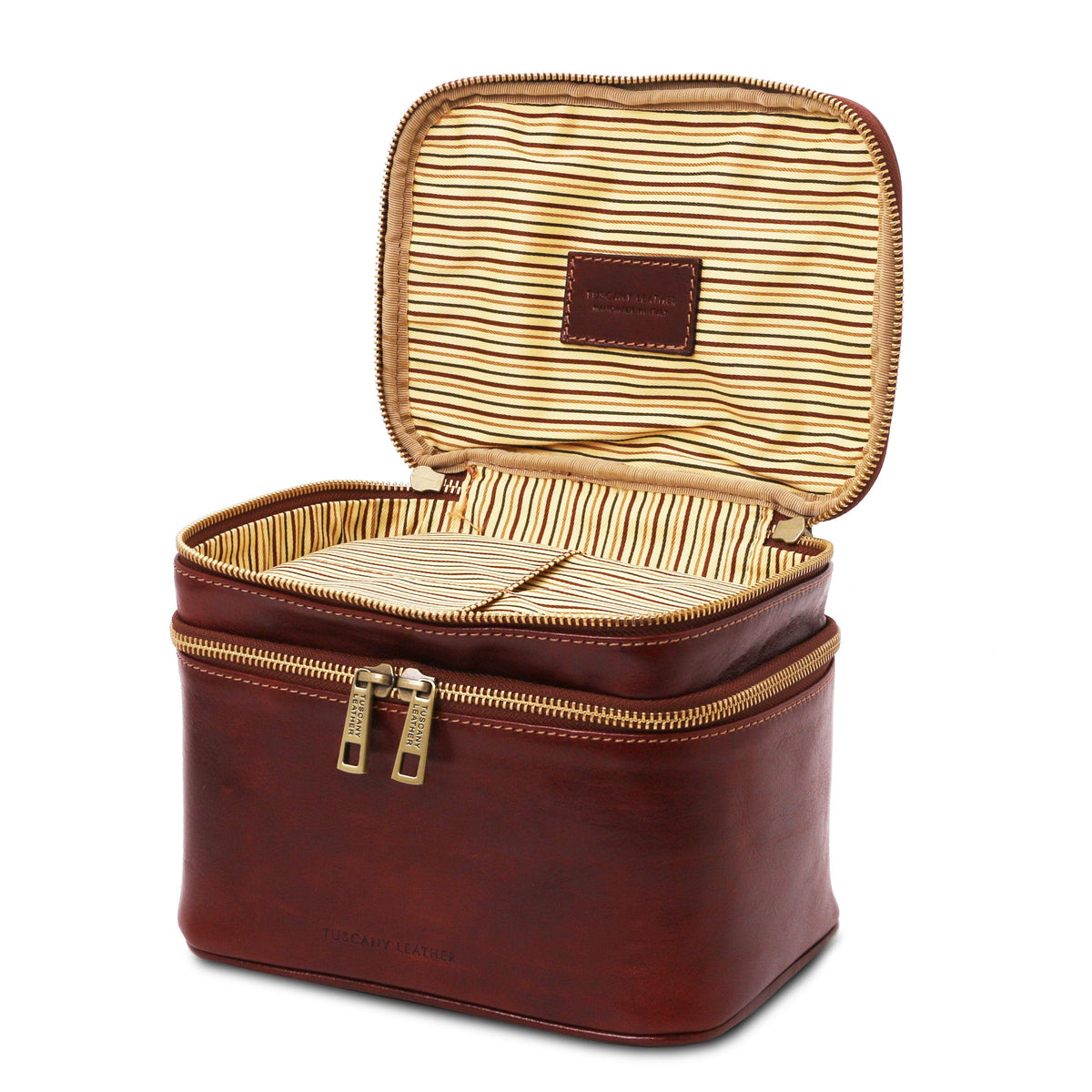 Accessori da viaggio in pelle Eliot - Beauty case train case in pelle | TL142045 San Rocco Italia