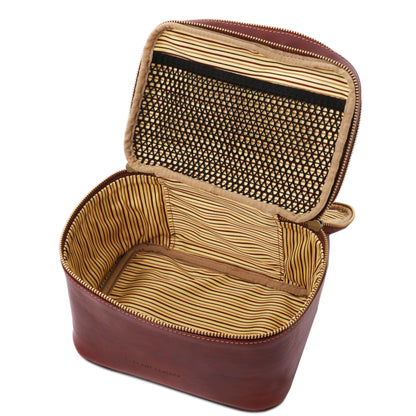 Accessori da viaggio in pelle Eliot - Beauty case train case in pelle | TL142045 San Rocco Italia