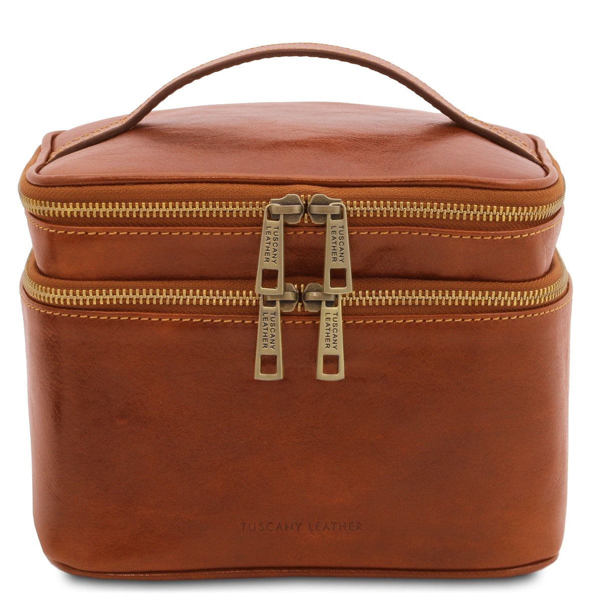 Accessori da viaggio in pelle Miele Eliot - Beauty case train case in pelle | TL142045 San Rocco Italia