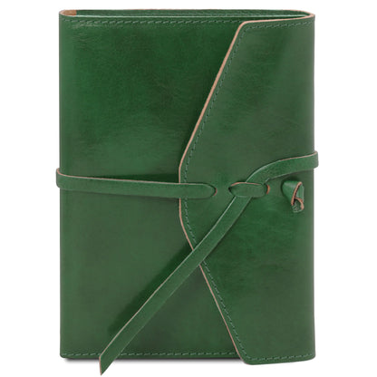 Travel leather accessories Forest Green Leather Journal / Notebook & Refill Notebook Paper | TL142027 & TL142046 San Rocco Italia